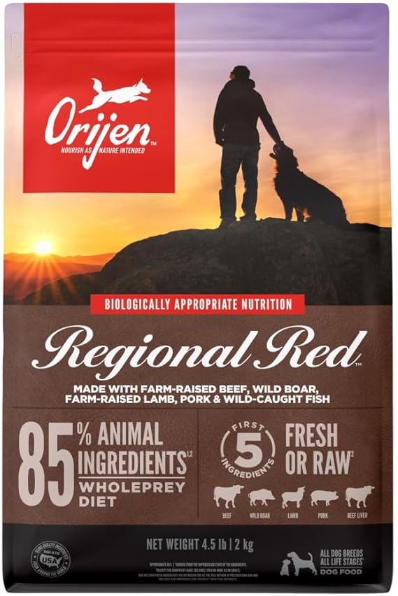 regional red food bag