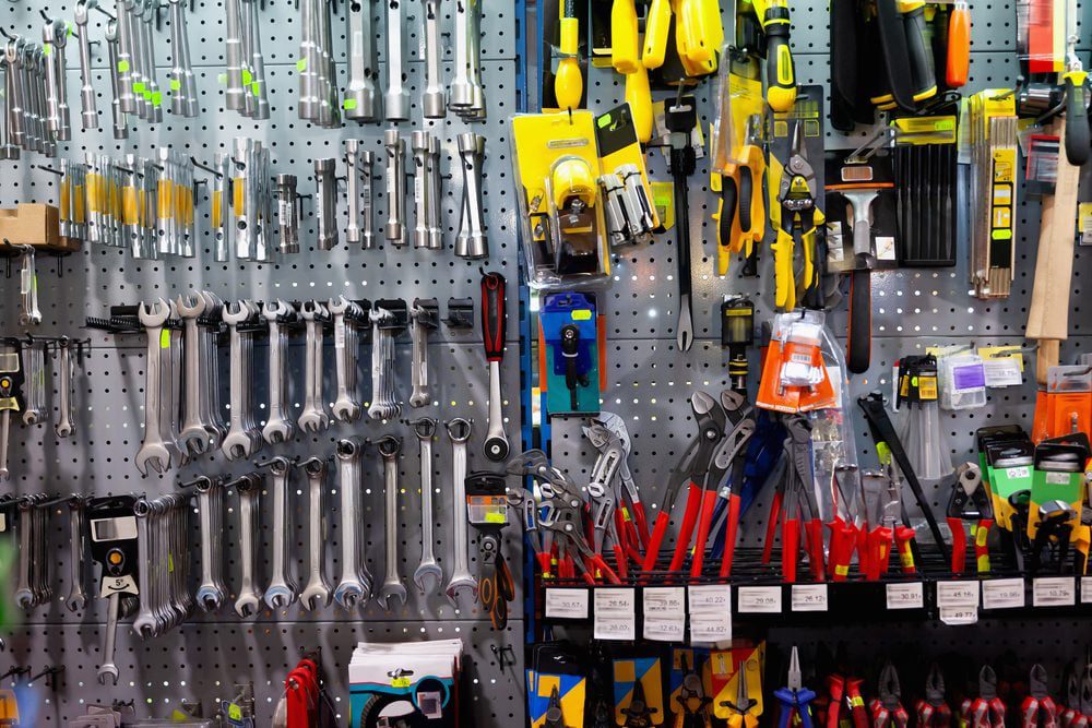 repair tools at a hardware store